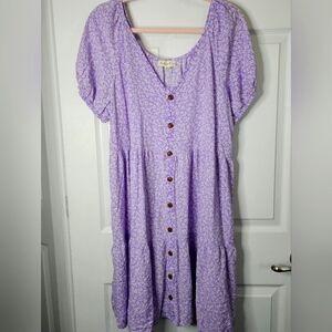 INDIGO ROSE‎ 3X Floral Dress